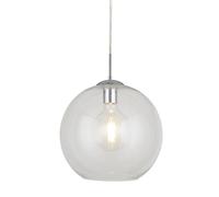 Lampe Suspendue Abat-Jour Ø 25 Cm Verre H: Max. 1,2 M Cuisine Salle À Manger