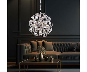 Lampe suspendue au plafond Design, boule chromée, éclairage de cuisine et de chambre à coucher, Globo 51505-4H