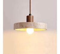 Lampe suspendue au plafond simple moderne du milieu du siècle, luminaire suspendu en pierre naturelle, pour cuisine, ferme, lustre vintage, grands luminaires pour chambre à coucher, salle à manger,