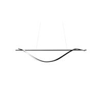 Lampe Suspendue avec Éclairage LED au Design Original en Acier Noir Bordi [EEK: A]