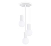 Lampe suspendue blanche HALO 3P