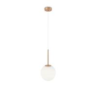 Lampe Suspendue Boule en Verre Ø 20 CM H : Max. 1,8 M Réglable E14 Pendelleuchte