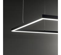 Lampe suspendue carrée Oracle Slim SP par Ideal Lux