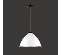 Lampe Suspendue créative en Aluminium avec Abat-Jour à vis E26, luminaire Moderne et Simple, luminaire Suspendu de Luxe à tête Unique pour îlot de Cuisine, Couloir, Porche, Salon
