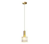 Lampe suspendue de chevet d'Europe du Nord | Lampe suspendue moderne en cristal, lampe suspendue créative pour chambre à coucher, salon d'hôtel, luminaire mural arrière de télévision, lustre en ligne