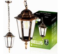 Lampe suspendue de jardin extérieure E27 LANTERNE Patine BELLIS LUMILED