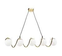Lampe Suspendue De Plafond Toolight App1780-5Cp Lampe Pendante Au Plafond Or 150,5X95X17Cm