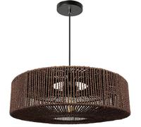 Lampe Suspendue De Plafond Toolight Boho App1295-1Cp Suspenion Brun 40 X 40 X 12,5 Cm
