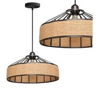 Lampe Suspendue De Plafond Toolight Boho App1317-1Cp Suspenion Beige 30 X 30 X 15 Cm