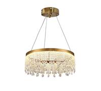 Lampe suspendue de plafond Toolight LED APP1730-1CP Lampe pendante au plafond Or 40X40X85CM