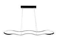 Lampe suspendue de plafond Toolight LED LHJ026-CP Lampe pendante au plafond Noir 120X20X15CM