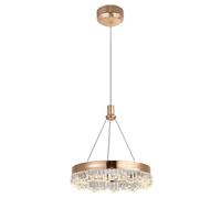 Lampe suspendue de plafond Toolight LED LHJ097-CP Lampe pendante au plafond Or 19X19X5CM