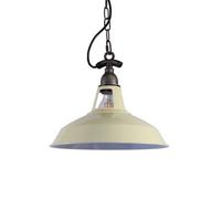 Lampe Suspendue de Style Industriel Crème pour Cafés Bars Restaurants - E27