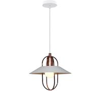 Lampe suspendue de style minimaliste moderne, lampe à tête unique vis E27, chapeau paille noir et luminaires en fer forgé,Luxe