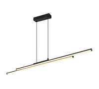 Suspension lampe de table à manger lampe de salon LED opale noire H 120 cm