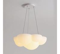 Lampe suspendue décorative for chambre d'enfant, lampe suspendue en acrylique en forme de nuage, lampes suspendues LED modernes de 80 W,lumières suspendues