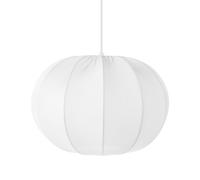 Lampe Suspendue Design Moderne Plafonnier Abat-jour en Nylon Synthétique Blanc M