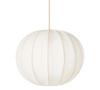 Lampe Suspendue Design Moderne Plafonnier Abat-jour en Nylon Synthétique Blanc M