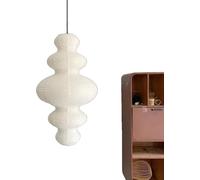 Lampe suspendue, design Wabi Sabi, installation par câble, lampe suspendue, gradation tricolore