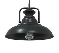 Lampe suspendue E27 noir Ø 31 cm fer éclairage suspendu vidaXL