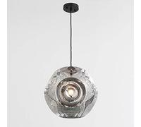 Lampe Suspendue en Acier Inoxydable Nordic Space Global E27, luminaire de Plafond à facettes Multiples, idéal pour Un Salon, Une Chambre à Coucher, Une Table de Chevet, Un Restaurant, Un Bar ou u