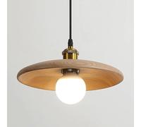 Lampe Suspendue en Bois Massif de Style Nordique rétro, en Forme de Cache-Pot, à Une tête, culot E27, luminaire décoratif pour Salon de thé, Restaurant, Bureau