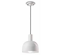 Lampe Suspendue En Céramique Blanche Ø 22,5 Cm H: Max. 146,5 Cm E27 Artisanale