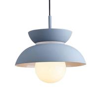 Lampe suspendue en métal à une tête, style industriel nordique, personnalité créative, base E27, luminaire décoratif pour bureau, bibliothèque, salle de conférence