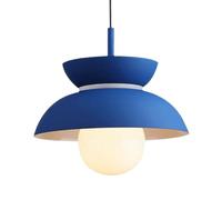 Lampe suspendue en métal à une tête, style industriel nordique, personnalité créative, base E27, luminaire décoratif pour bureau, bibliothèque, salle de conférence