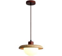 Lampe suspendue en pierre de grotte, 9,8 pouces, style nordique Vintage, en travertin, for cuisine, île, salle à manger, salon