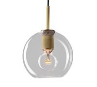 Lampe Suspendue en Verre sphérique créatif U2013 E27 Vis Chandelier à Une tête, pendance de Style Minimaliste Nordique, éclairage décoratif pour Le Chevet, Balcon, Restaurant (Couleur: c) (a)