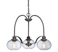 Elstead Lighting Trilogy lampe suspendue 3x60 W marron QZ-TRILOGY3