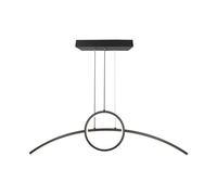 Lampe suspendue géométrique LED noire V-TAC VT-7766-6933