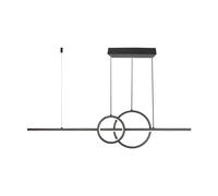 Lampe suspendue géométrique LED noire V-TAC VT-7767-6935