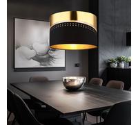 Lampe Suspendue Globo Lampe à Suspension LED Dorée pour Salle à Manger, 35 cm