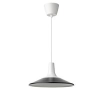 Lampe suspendue IKEA FYRTIOFYRA, blanc noir 15" 38 cm NEUVE