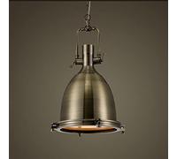 Lampe Suspendue, Industriel V-intage Lumière Cuisine Salle À Manger Lustre Ajustable Chaîne Lampe Suspendue E27 Phare en Verre Fer Goutte Lumière Moderne V-intage(Vintage Bronze)
