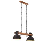 Hanglamp industrieel 25 W E27 109 cm zwart320527