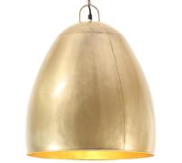 Hanglamp industrieel rond 25 W E27 42 cm messingkleurig320556