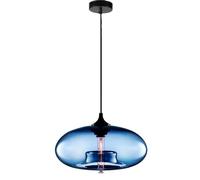 Lampe suspendue industrielle moderne Lampes suspendues créatives en verre soufflé Lampes suspendues pour îlot de cuisine Lampes suspendues modernes de couleur bleue à bulles pour salle à manger Bar