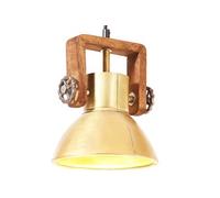 Vidaxl Lampe Suspendue Industrielle 25 W Laiton Rond 19 Cm E27 Multicolore