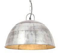 Lampe Suspendue Industrielle Vintage 25 W Blanc Rond 41 cm E27 Salon vidaXL