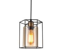 Lampe suspendue KALULA PND-78901-1-BK+AMB Italux