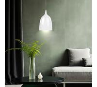 Luminaire suspendu blanc table de salon suspendu éclairage lampe en métal spot rond 1102102