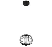 Lampe suspendue Lampe à suspension Lampe de table à manger Lampe de salon LED noire H 150 cm