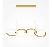 Lampe suspendue lampe de salle à manger lampe LED anneau design or mobile