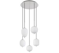 Lampe suspendue lampe de salle à manger plafonnier lampe suspendue métal verre D 57,5 cm