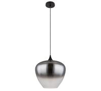 Lampe suspendue lampe de salle à manger plafonnier verre couleur fumée D 40 cm