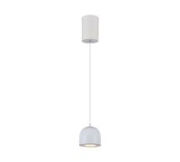 Lampe suspendue lampe de table à manger grise réglable en hauteur LED Touch H 160 cm