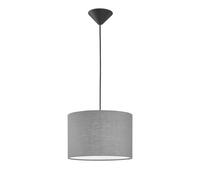 Lampe suspendue lampe de table à manger suspension lampe de salon en lin gris D 30 cm